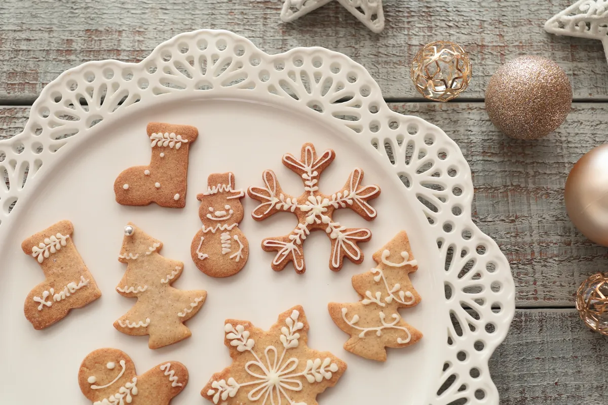 クリスマスのジンジャークッキー