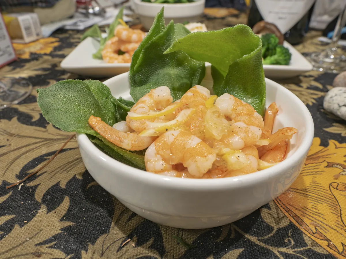 海老の前菜小鉢
