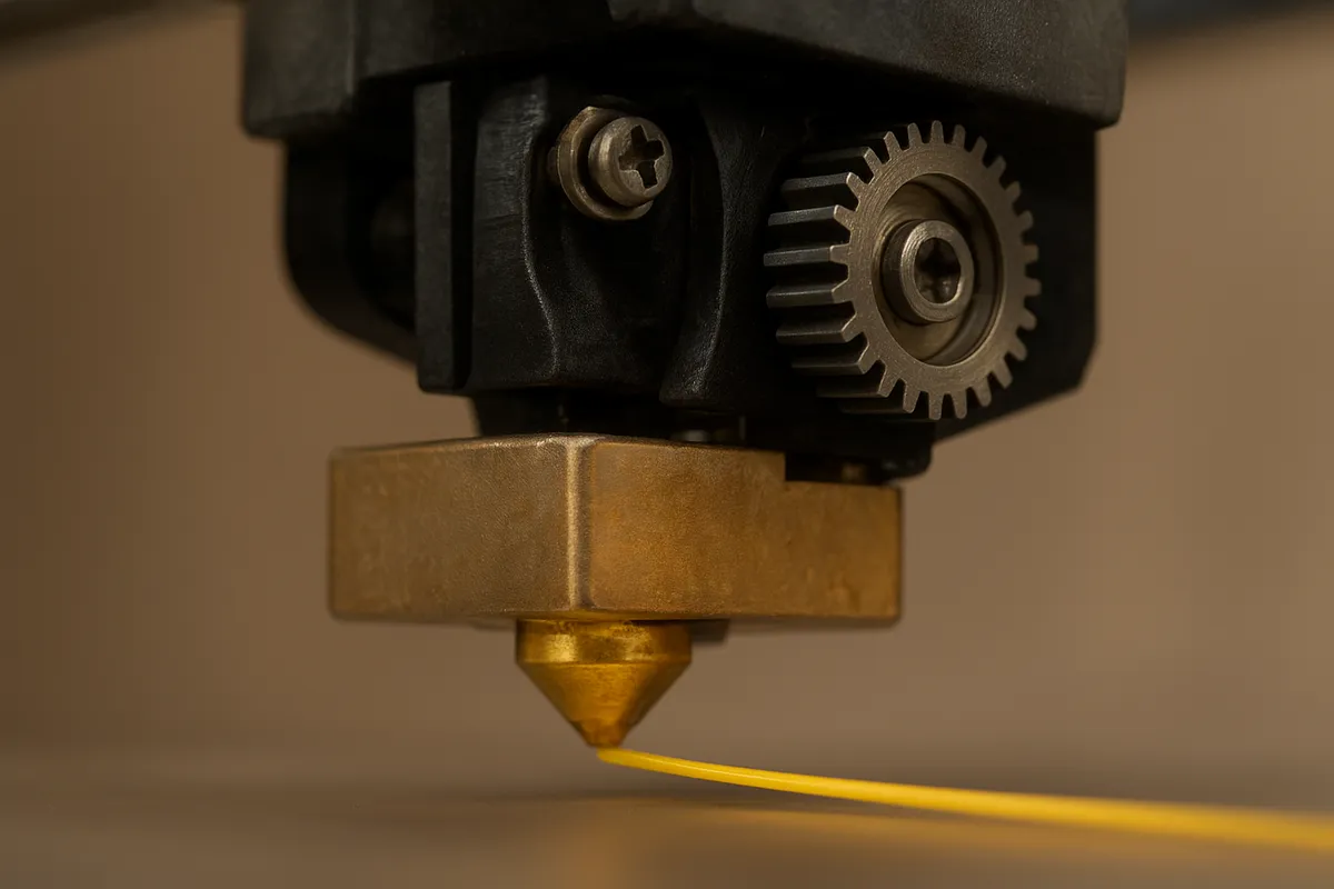 3Dプリンターのセットアップと細かい調整作業を示す複数の実践的なイメージ集