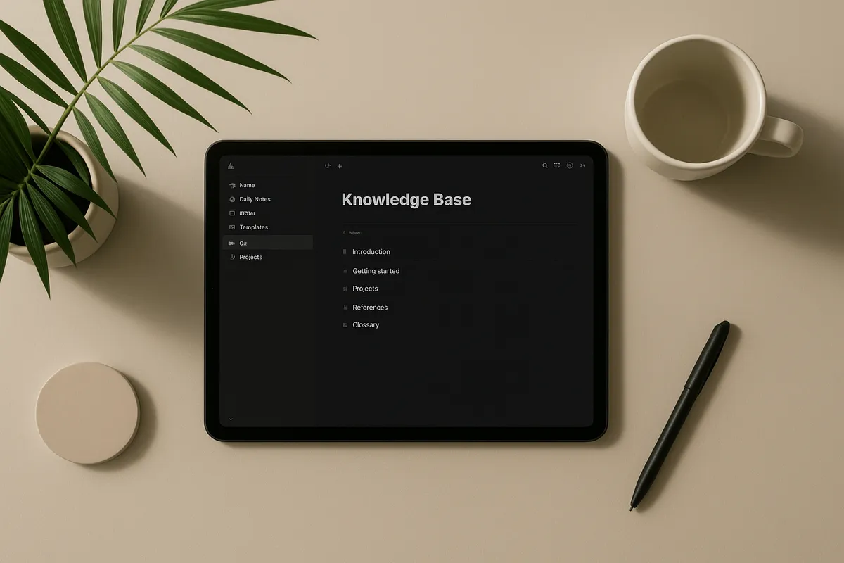 Obsidianアプリケーションを使用したデジタルノート管理とナレッジグラフの可視化