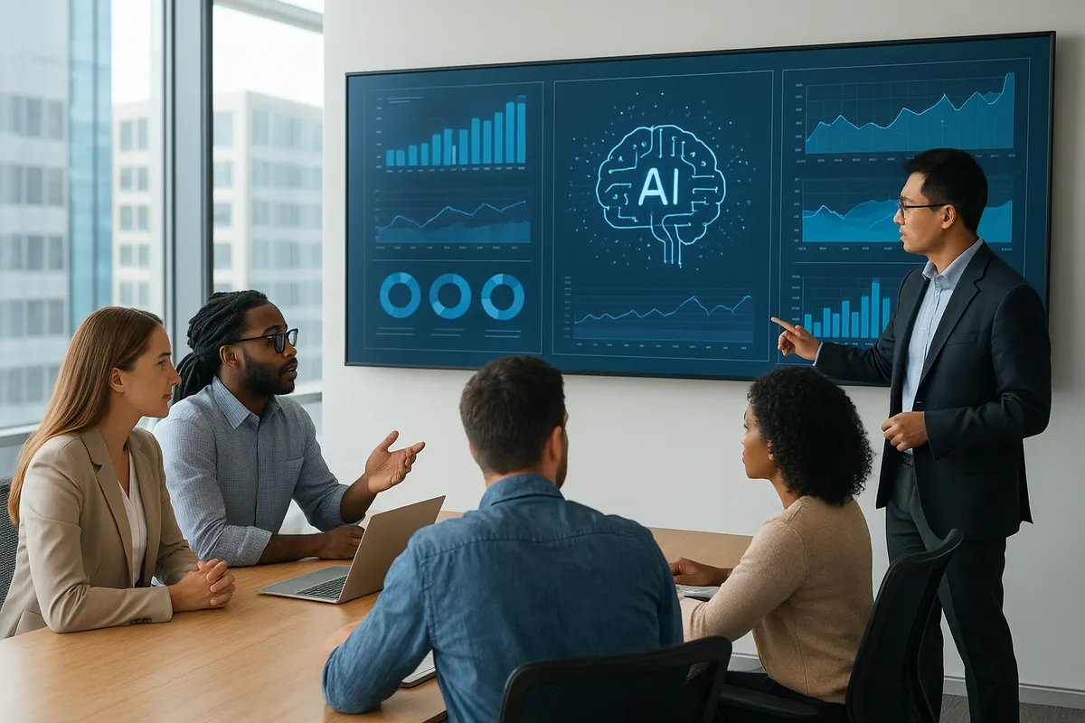 企業がAI人材を活用してDX推進と業務効率化に取り組む実践的な導入事例