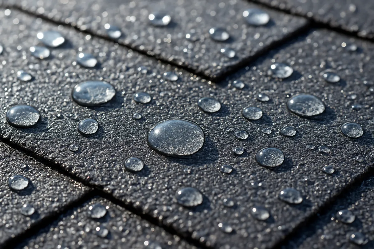 屋根の雨漏り予防とメンテナンス作業の様々なシーンを撮影した写真。
