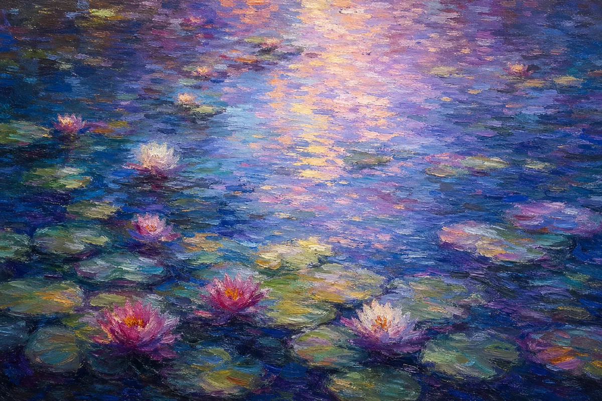 美術館の展示ギャラリーで様々な時代と様式の美術作品を鑑賞する風景