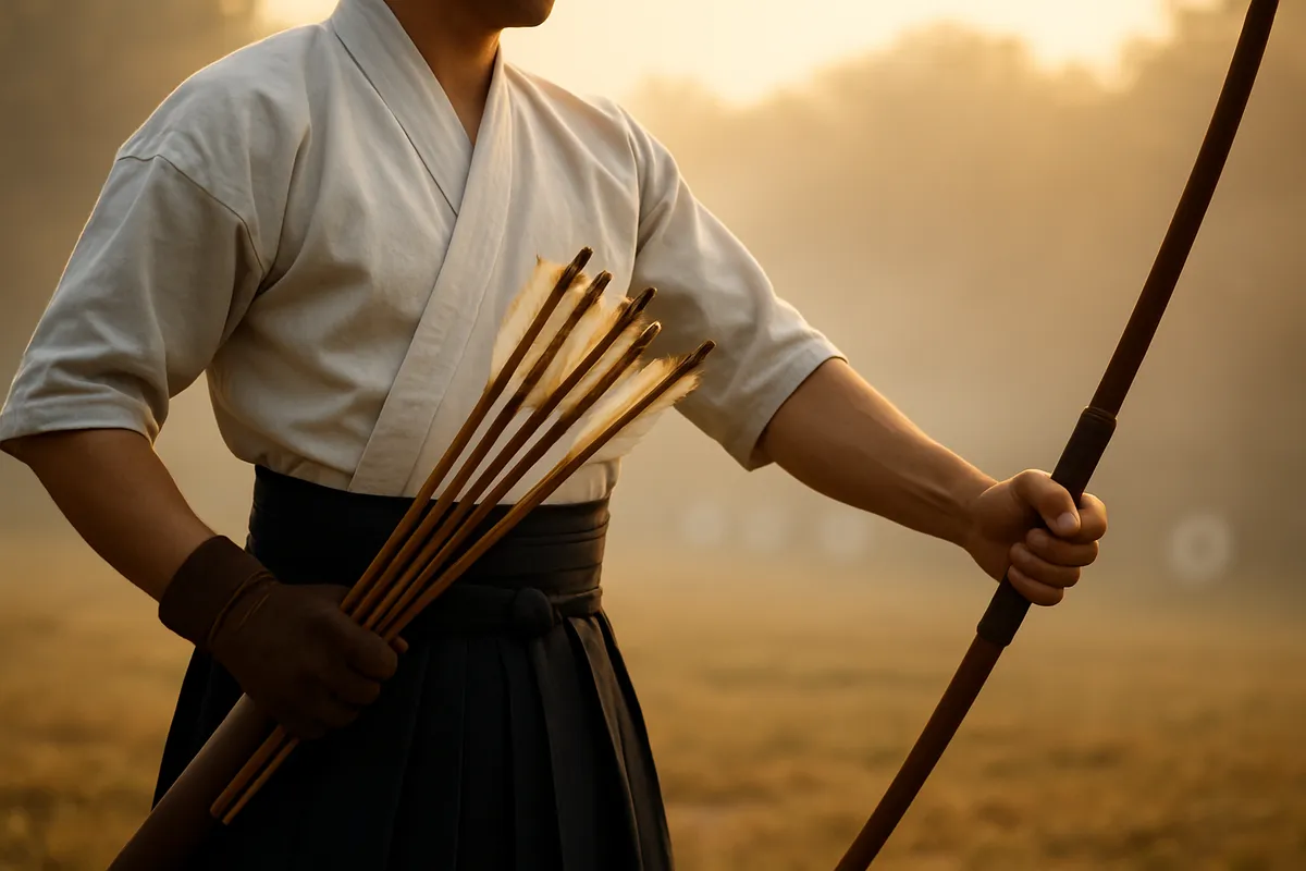 日本の武道・芸道に使われる伝統的な道具や装備の様々な種類を展示したもの。
