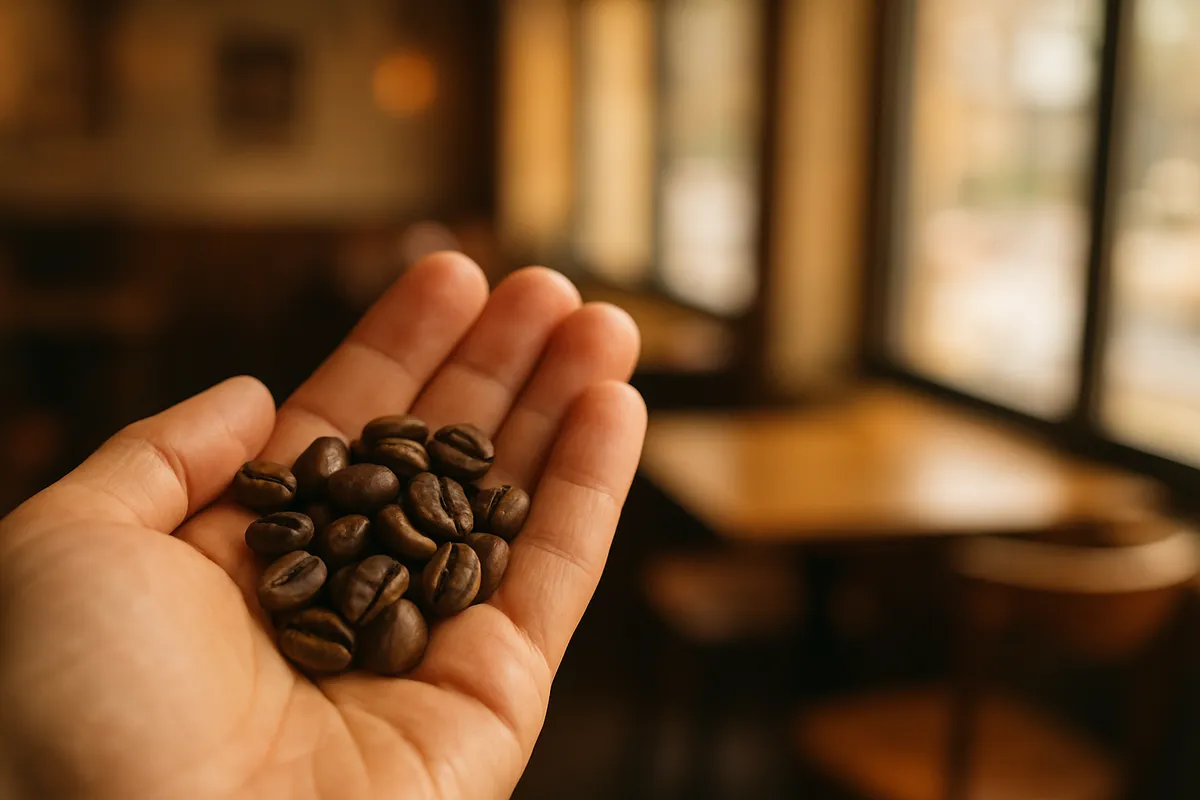 様々な焙煎度のコーヒー豆を様々なアングルから撮影した写真セット
