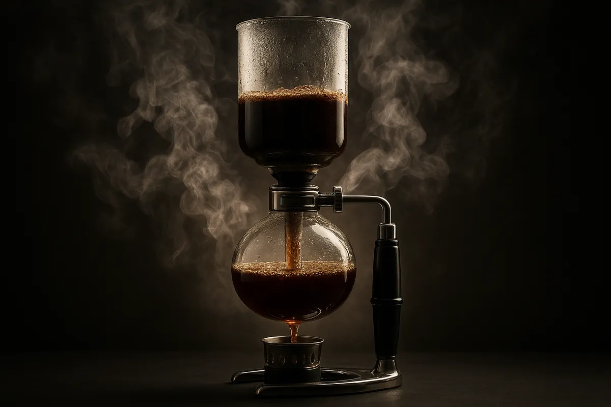 コーヒーを正しく抽出するための様々なテクニックと器具の使用方法を示す画像集