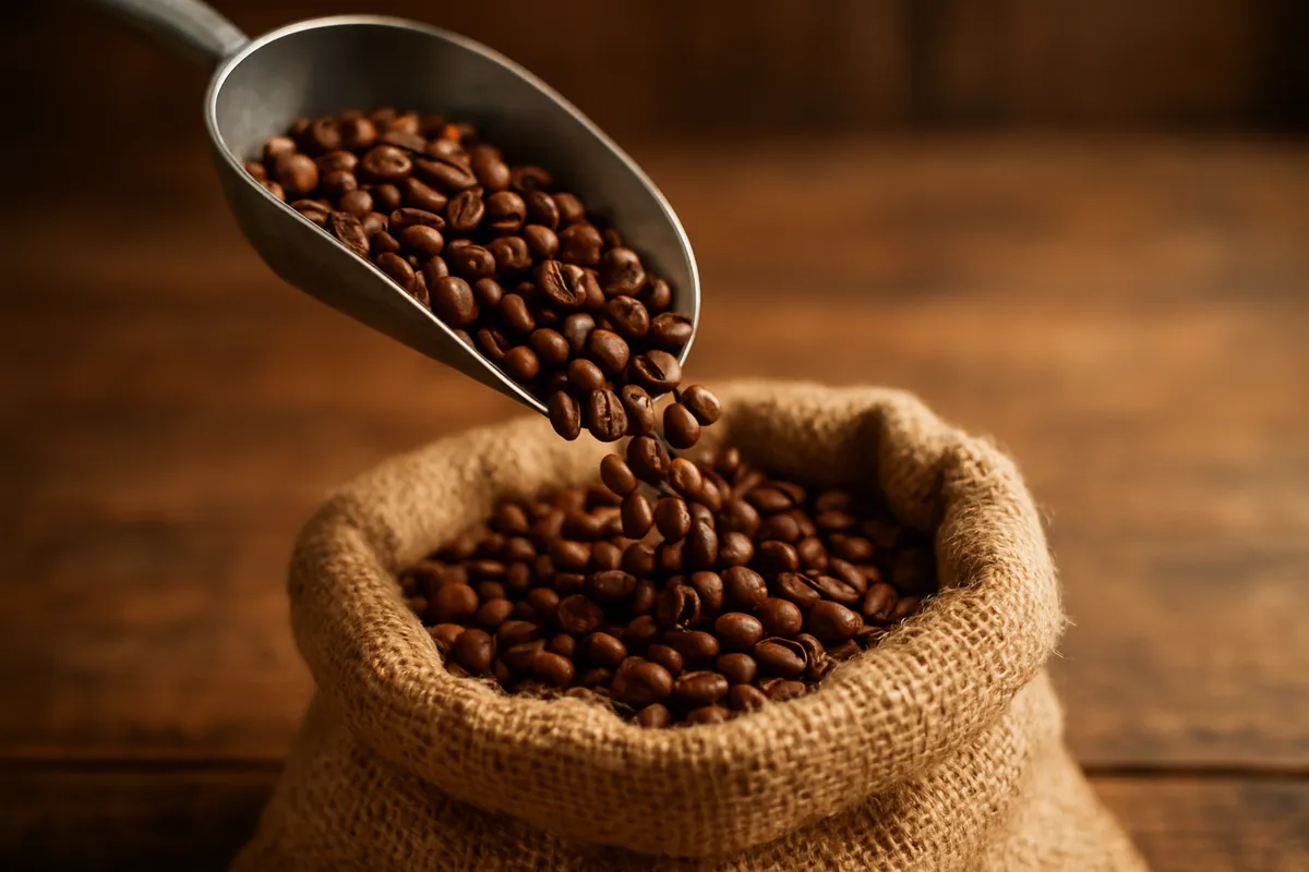 様々なカフェの雰囲気、コーヒー抽出、ラテアートなどを捉えた複数の場面。