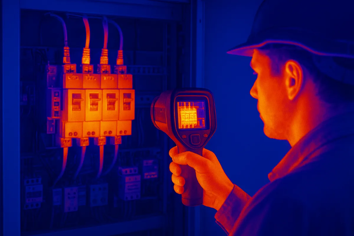 高圧受電設備キュービクルの導入に際する利点と課題の実践的な比較を示す産業用電気施設の画像。