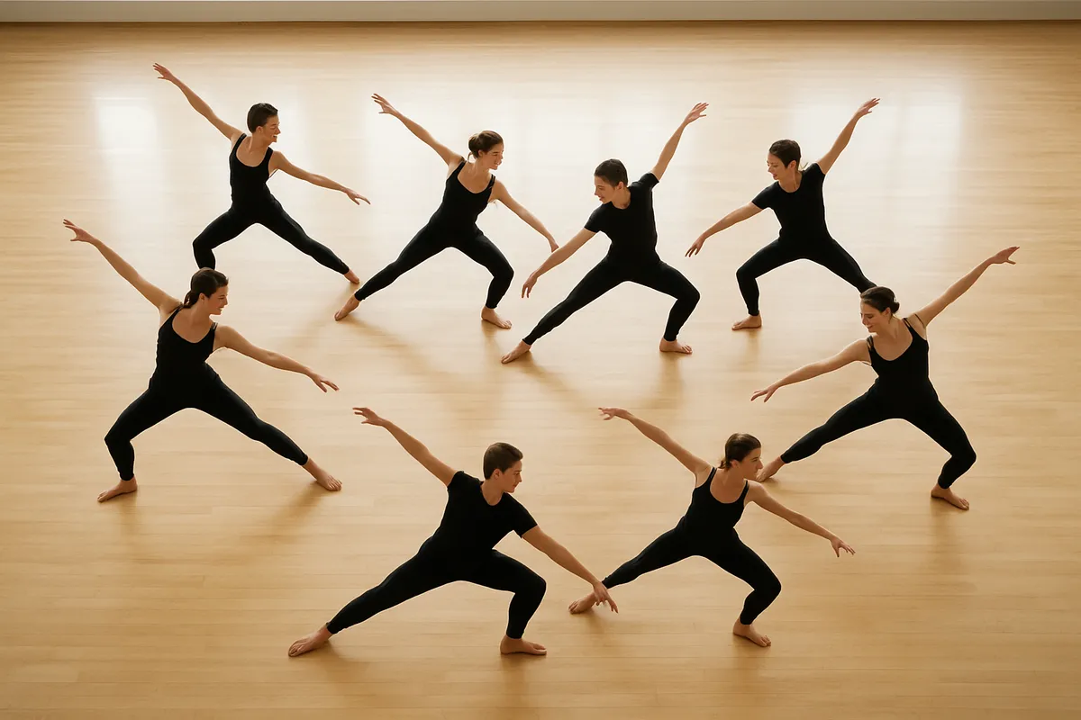 ダンス初心者向けの様々なジャンルと練習方法を紹介する風景