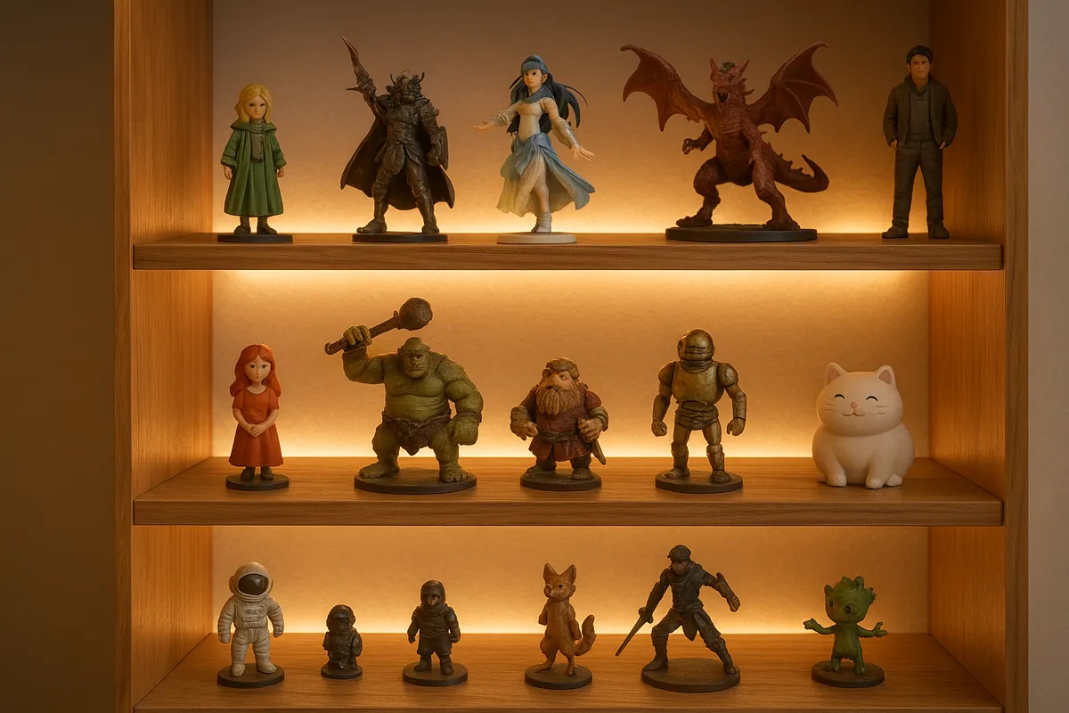 フィギュア初心者向けの基本知識とコレクション方法を紹介するガイドのイメージ。