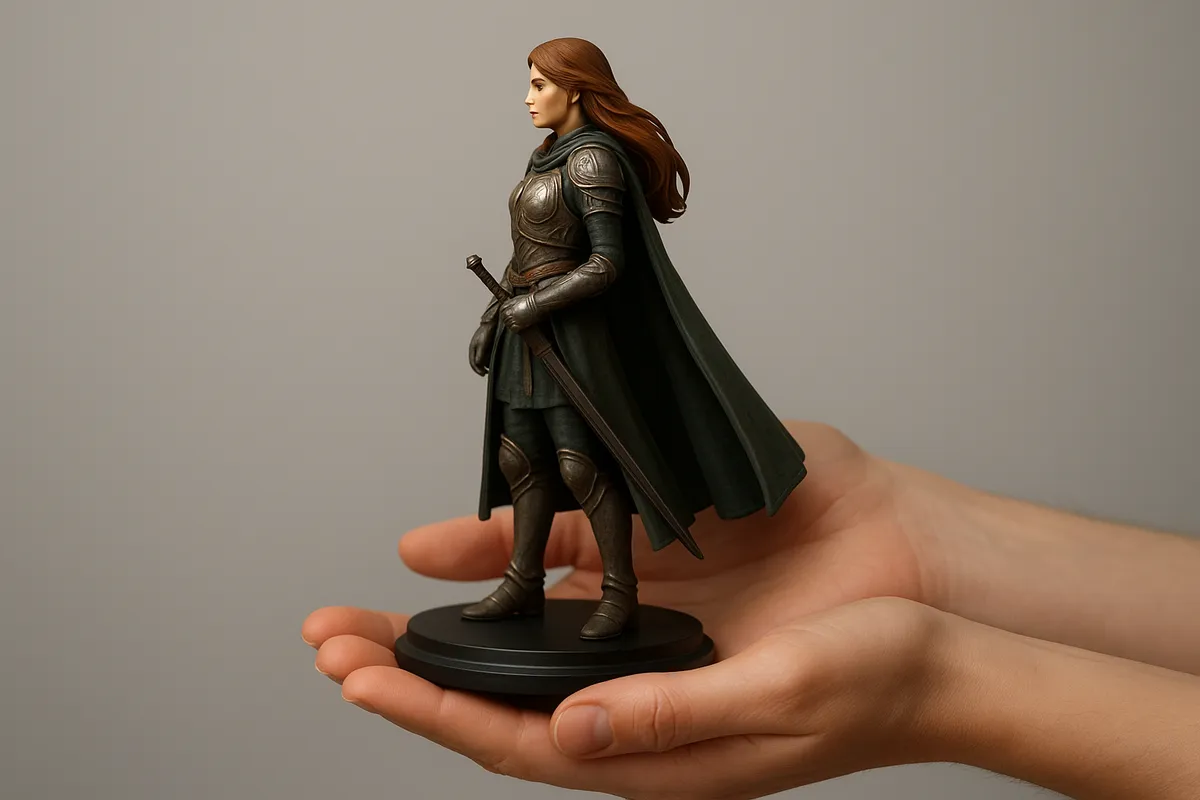 フィギュアの購入と売却に関する、査定・価値評価・市場相場の実例を示す写真素材