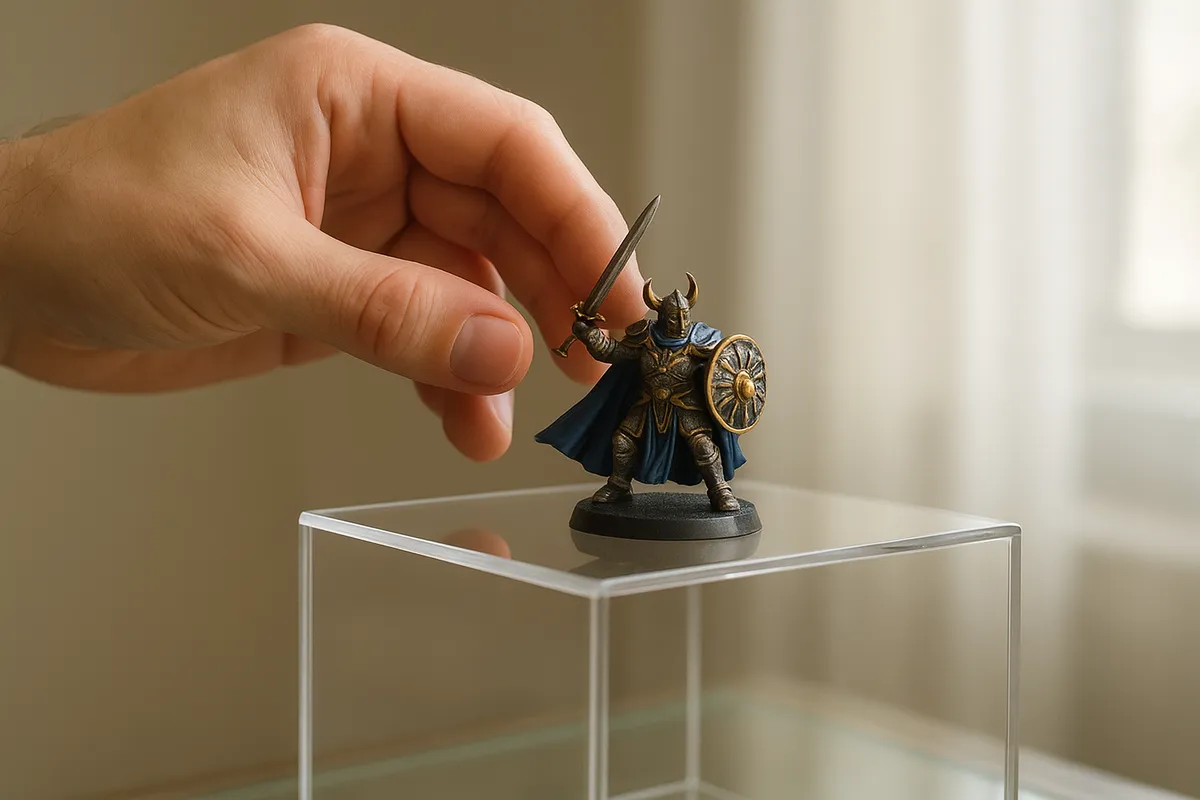 フィギュアの美しいディスプレイ展示方法と照明・アクセサリーの組み合わせ事例。