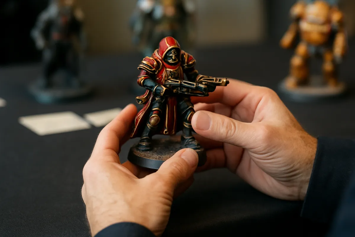 フィギュアコレクターが集まるコンベンションの会場風景と展示ブース