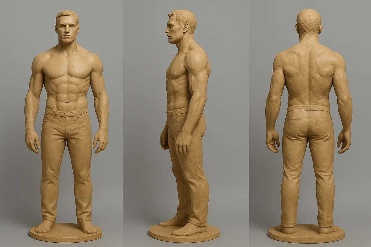 フィギュアの細部の塗装品質と造形を確認するためのレビュー参考画像。