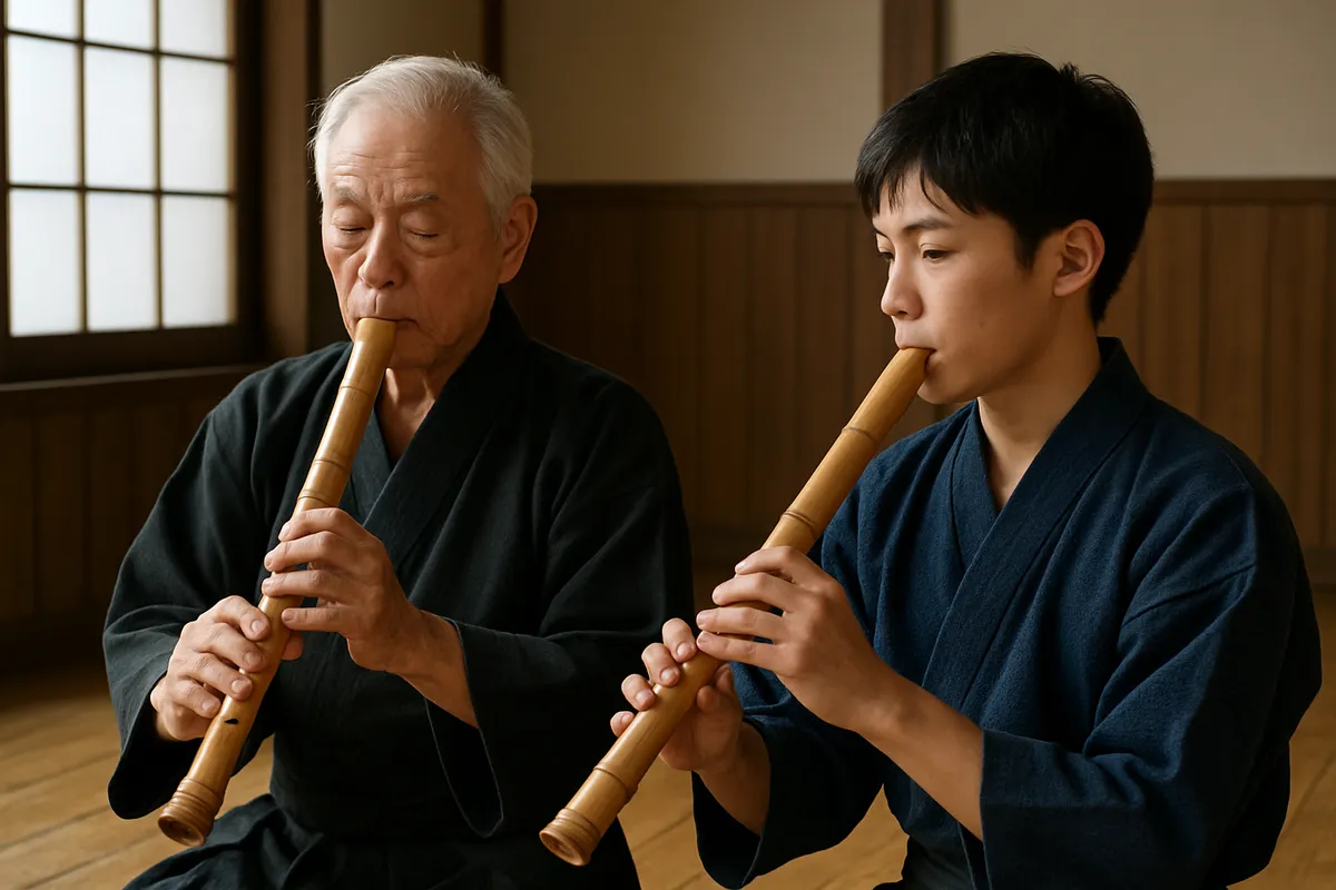 伝統的な尺八の選び方と演奏方法を専門家が紹介するガイド。