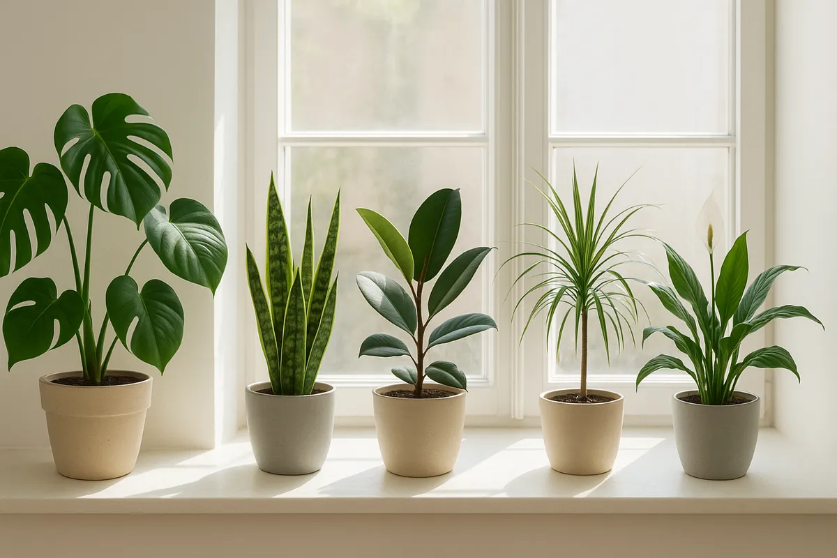 初心者向けの観葉植物の育て方やお手入れの様々なシーン