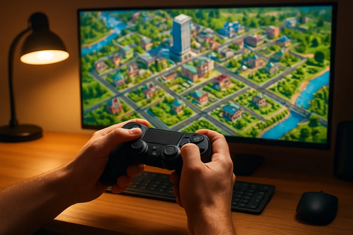 箱庭ゲームのレビューと攻略情報を扱うゲームメディアの様子を表す画像