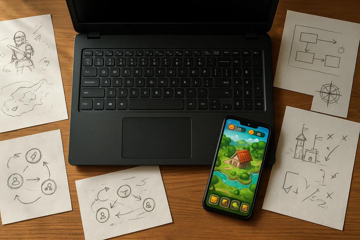 箱庭ゲームのレビューと攻略情報を扱うゲームメディアの様子を表す画像