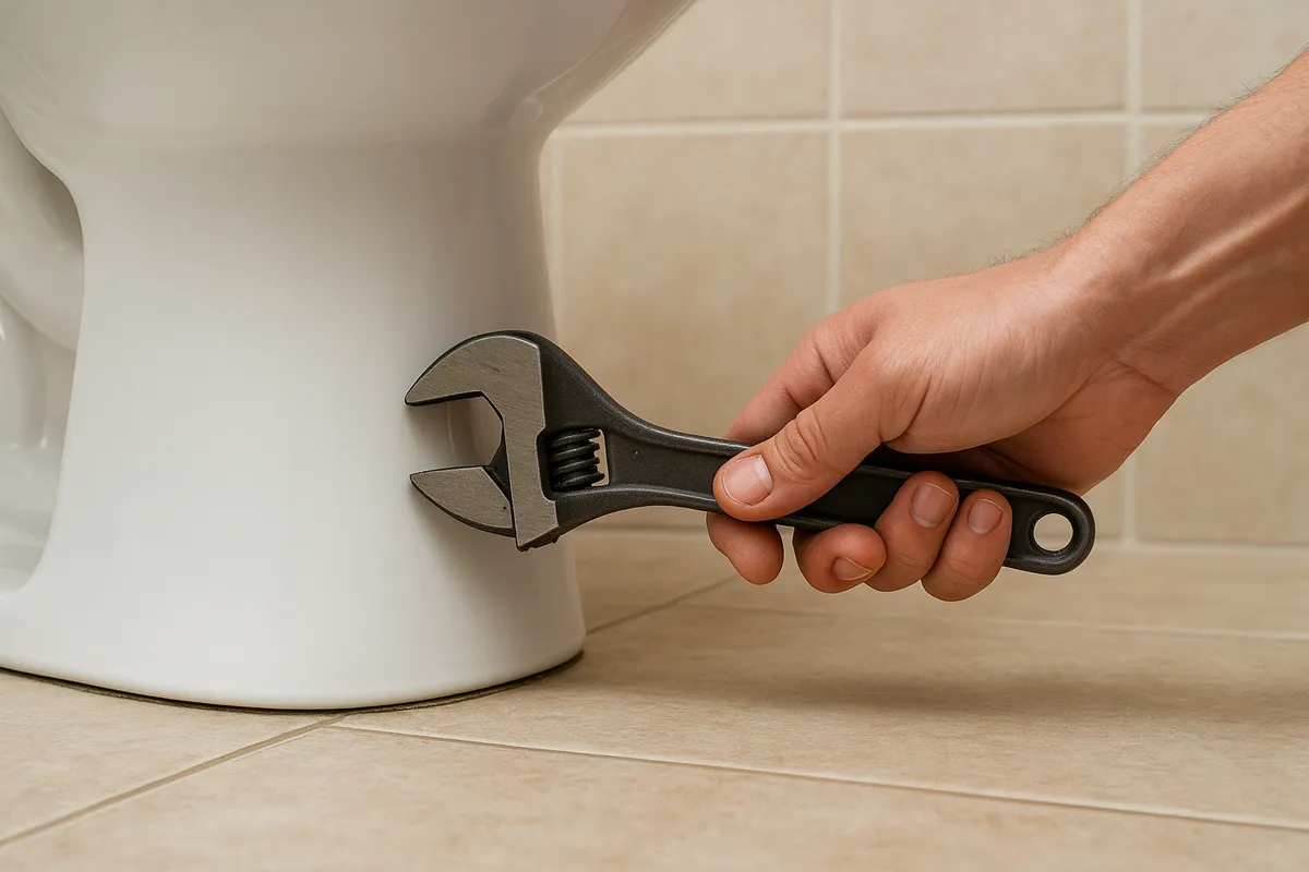 トイレや水回り設備のトラブル診断と修理方法を示す実践的な画像。