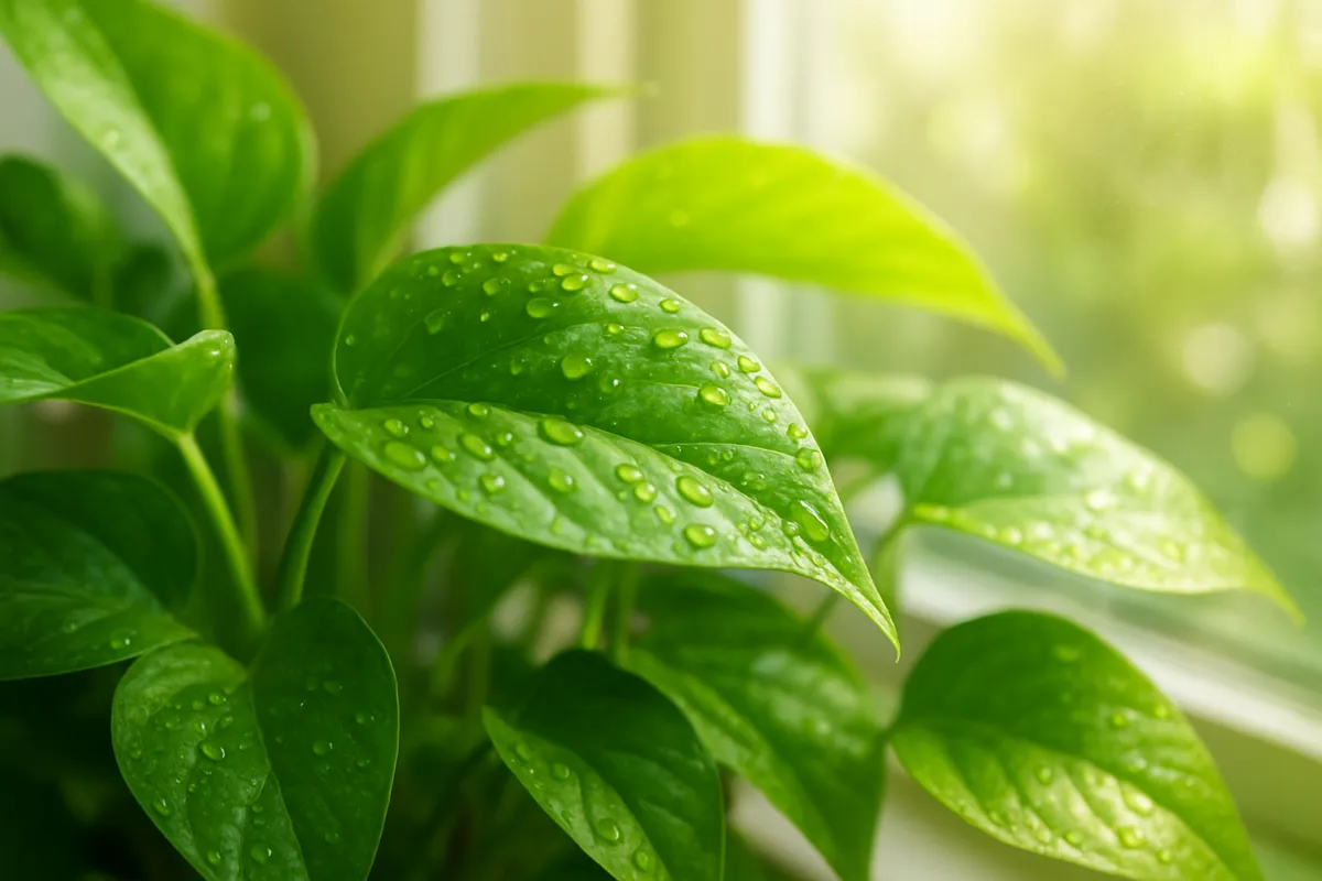 観葉植物の種類別育て方を示す、水やり・置き場所・増やし方の実践的なガイド写真。