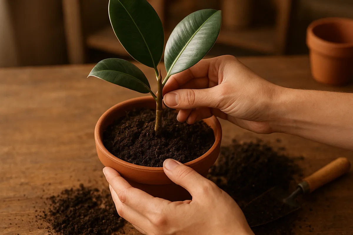 観葉植物の種類別育て方を示す、水やり・置き場所・増やし方の実践的なガイド写真。