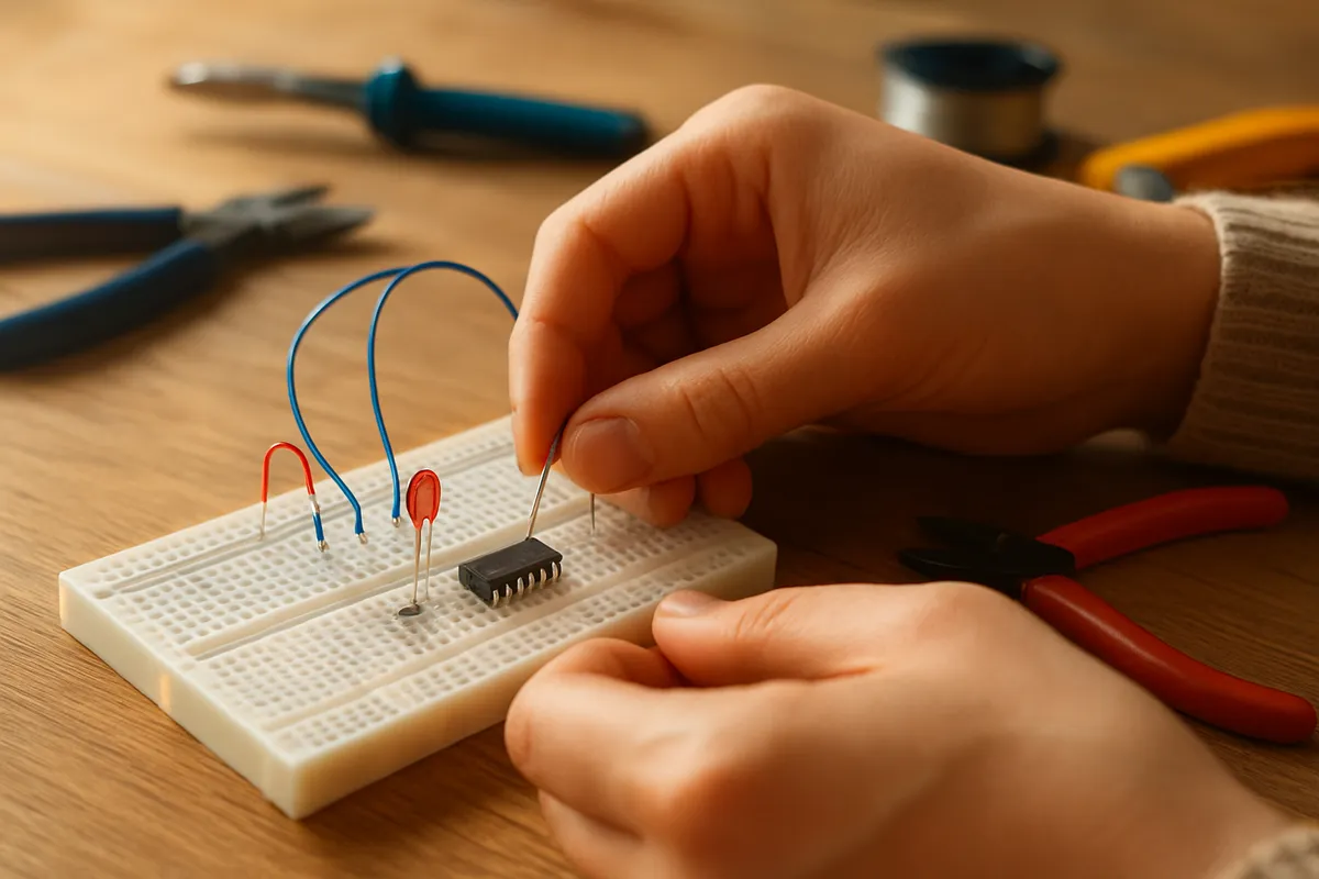 電子工作初心者向けのArduino、ラズベリーパイ、ブレッドボード、はんだごて、電子部品など、テックDIY学習に必要な工具と機器のセットアップガイド