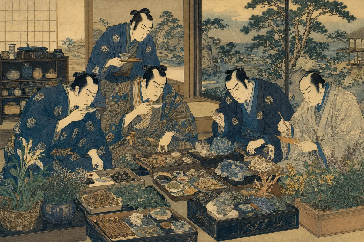 毒が人類の文明、医学、芸術にどのように影響を与えてきたかを示す歴史的・文化的イメージ