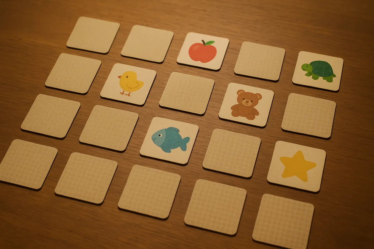 パズル組み立てを通じた脳活動と知育活動の様子。