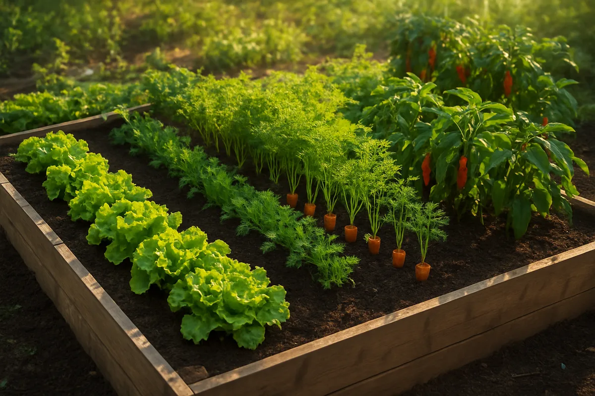 初心者向けの家庭菜園で野菜を育てる様々な工程と栽培風景