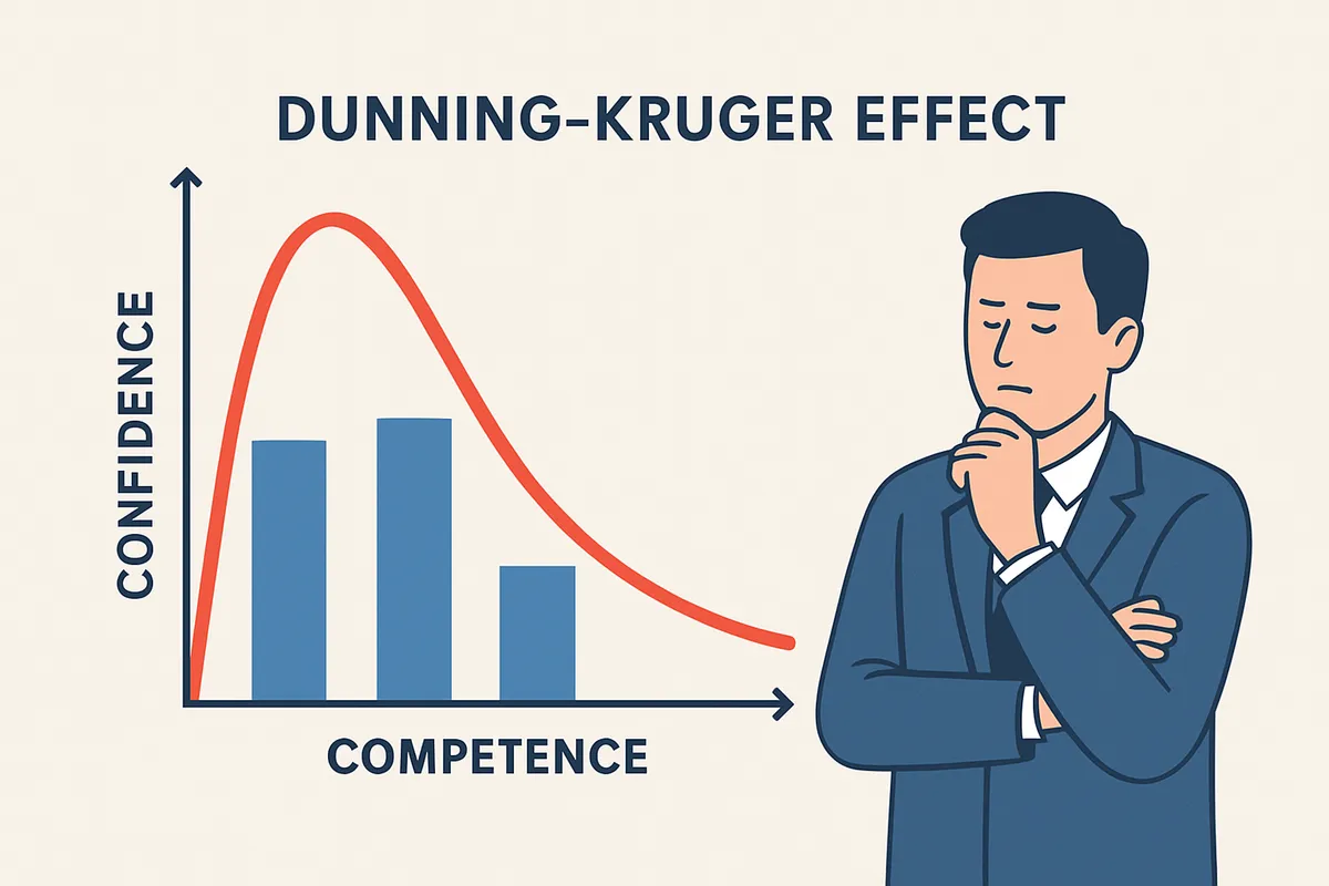 ダニング・クルーガー効果 メタ分析 後続研究 認知バイアス 能力評価 1999年 Dunning Kruger 心理学 実証研究 限界 自己評価 過信