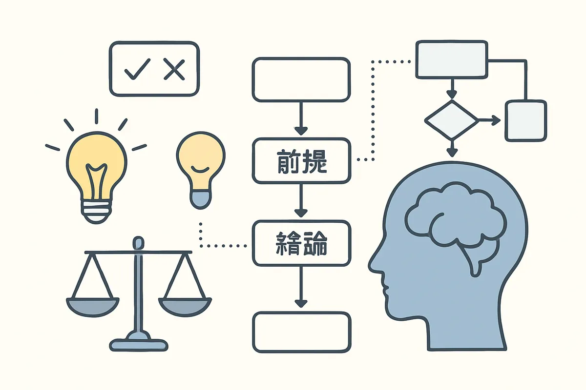 論理学 推論 妥当性 演繹法 帰納法 論証構造 前提 結論 命題 真偽値 形式論理 推論規則 reasoning logic