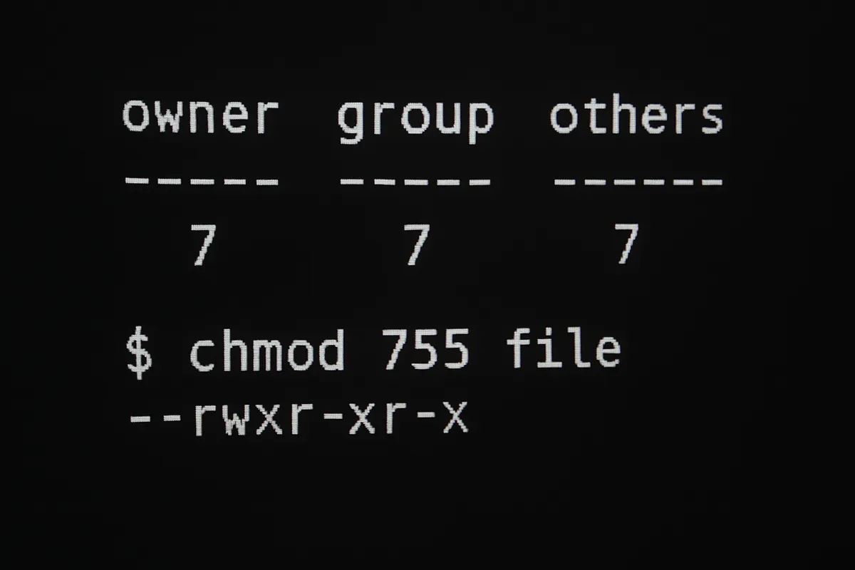 chmod ファイル権限 数値モード シンボリックモード Linux Unix rwx オクタル表記 所有者 グループ その他 パーミッション設定 コマンドライン