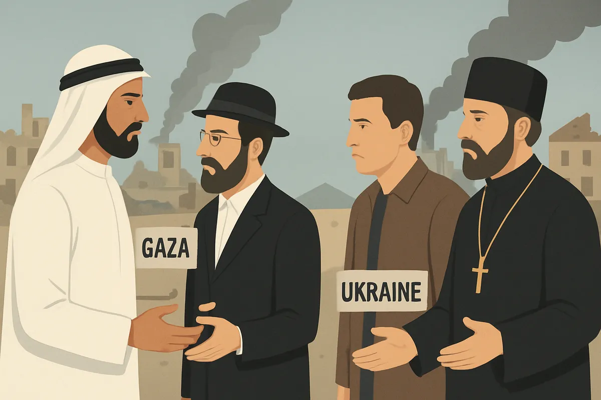 ガザ Gaza ウクライナ Ukraine 宗教紛争 紛争解決 対話 平和交渉 現代地政学 中東 東欧 イスラエル ロシア 国際関係 宗教対立 現代戦争