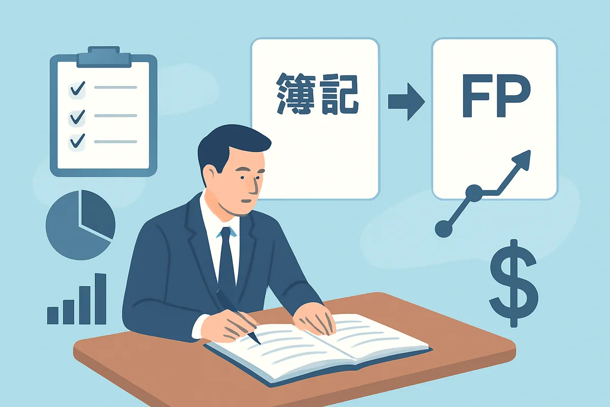 簿記 FP ファイナンシャルプランナー 資格取得順序 ダブルライセンス戦略 根拠 難易度比較 学習期間 キャリアパス 実務活用 合格率