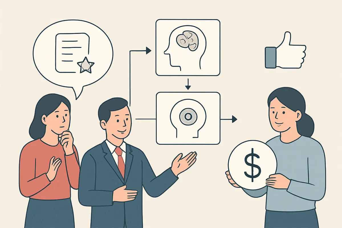 説得 心理学 社会心理学 ELM 認知プロセス メッセージ処理 態度変容 persuasion psychology 中枢ルート 周辺ルート 信頼性 報酬