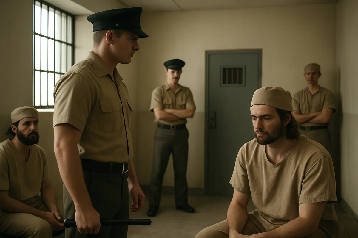 スタンフォード監獄実験 Stanford Prison Experiment 参加者 役割割り当て 看守 囚人 心理学 1971年 フィリップ・ジンバルドー 行動観察 実験手法