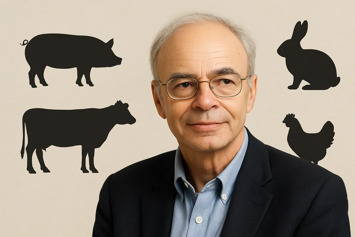 ピーター・シンガー Peter Singer 動物倫理 動物の権利 ヴィーガニズム vegan 菜食主義 功利主義 utilitarianism 動物解放 animal liberation 苦痛軽減