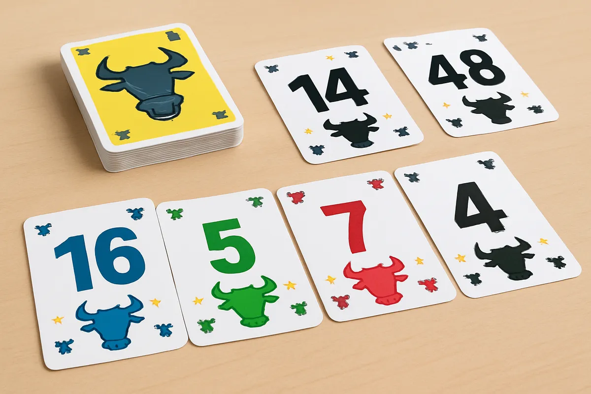 ニムト Nimmt カードゲーム ドイツ製 牛 角 数字カード 6が最大 家族向け パーティーゲーム シンプルルール 戦略的 2-10人プレイ