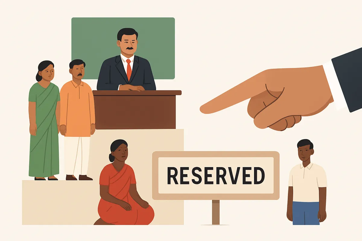 reservation リザベーション 留保制度 インド カースト制度 差別 社会保障 教育機会 雇用 下位カースト ダリット 平等 affirmative action 構造的不平等 社会改革