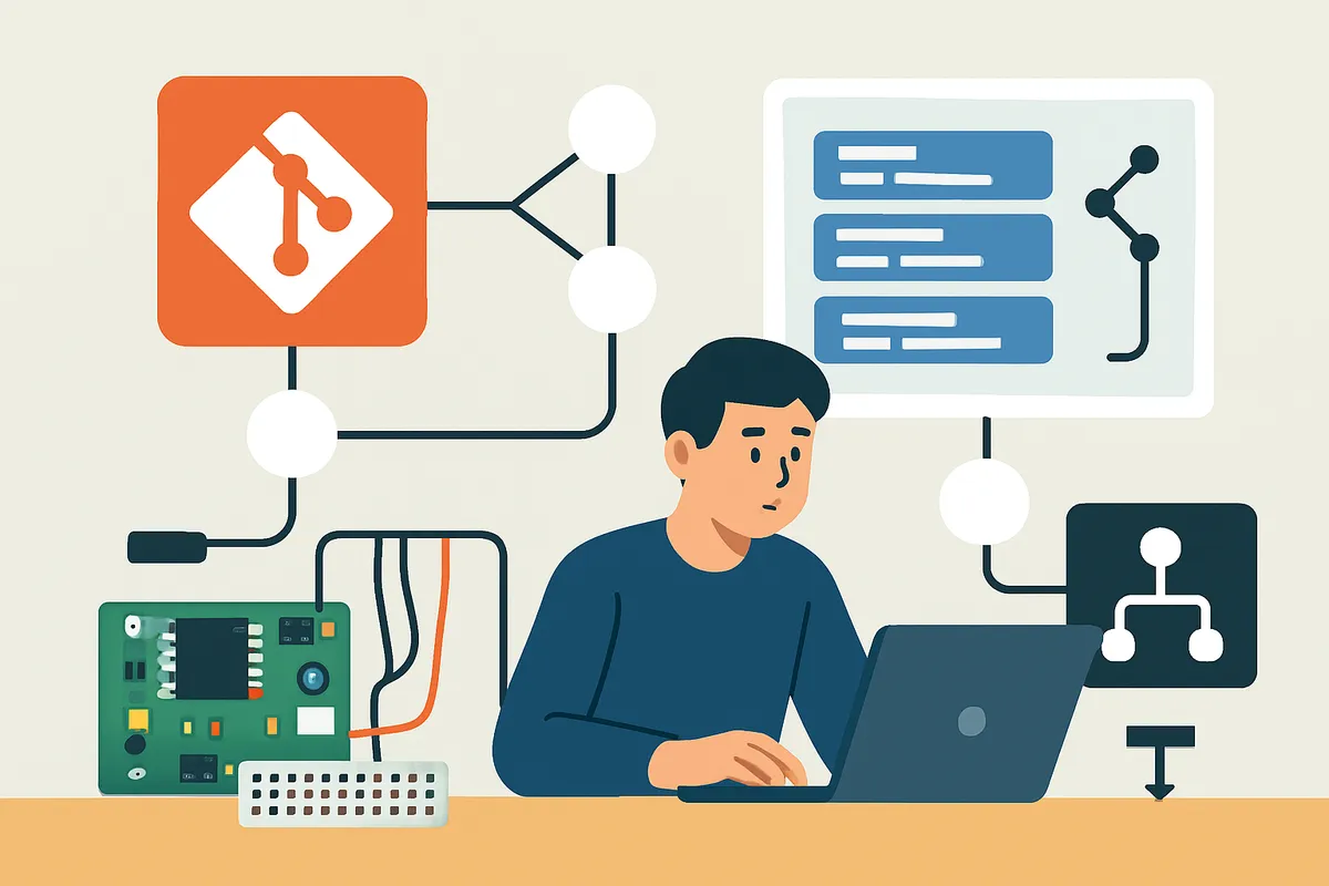 Git 分散型バージョン管理 分散リポジトリ ローカル操作 オフライン対応 マージ機能 協調開発 電子工作 ファームウェア管理 branch merge pull request