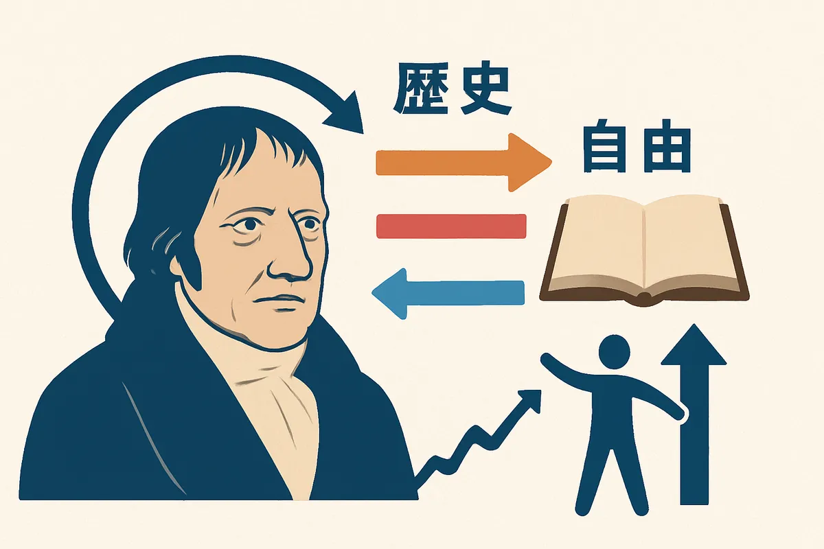 弁証法 ヘーゲル 歴史 自由 正反合 dialektik thesis antithesis synthesis 歴史観 史的唯物論 human freedom historical process