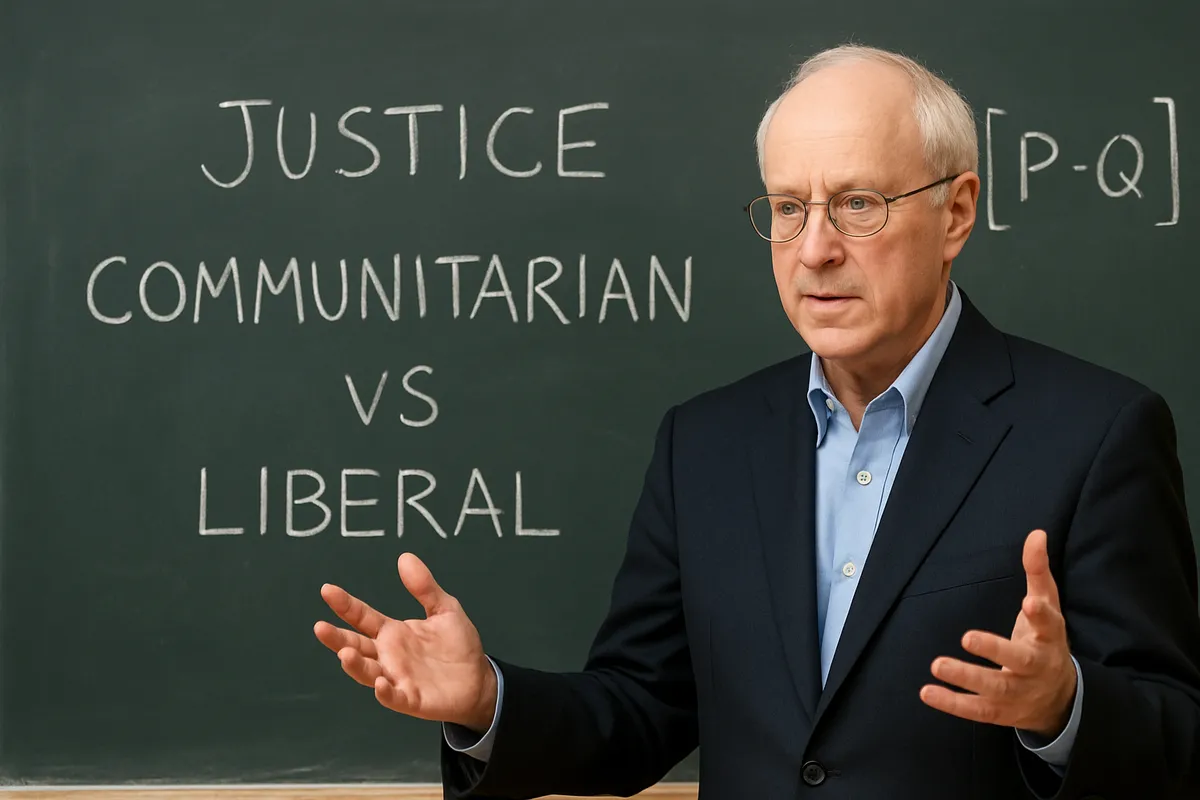 マイケル・サンデル Michael Sandel ロールズ批判 正義論 communitarian 共同体主義 自由主義批判 現代哲学 ハーバード大学 白熱教室 政治哲学 道徳 個人主義批判