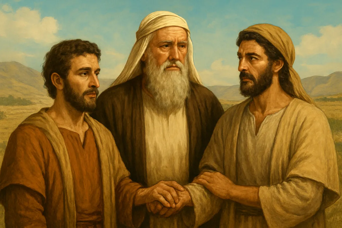 イサク Isaac イシュマエル Ishmael アブラハム Abraham 系譜 族長 中東 セム族 旧約聖書 創世記 イスラエル アラブ アラビア半島 一神教 歴史的伝承 familial lin