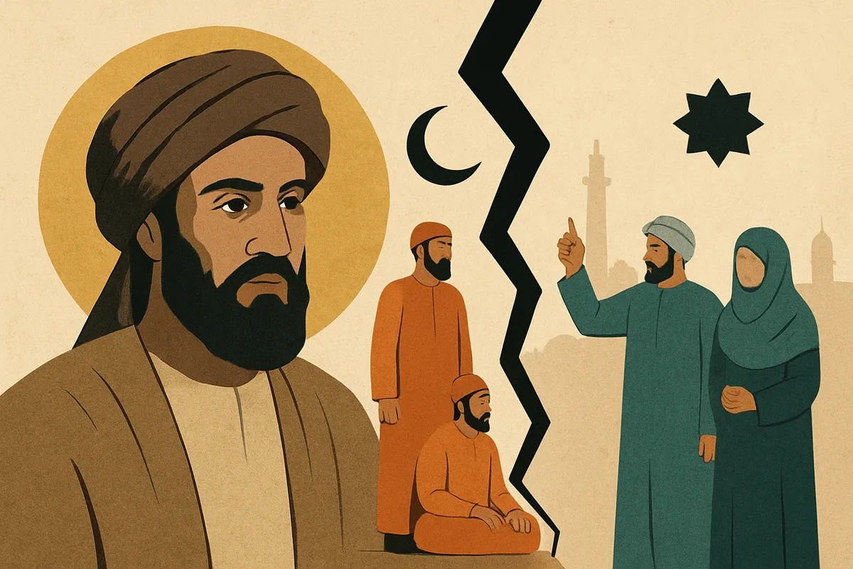 ムハンマド Muhammad 没後 7世紀 後継者問題 イスラム分裂 カリフ制 スンニ派 シーア派 イスラム教史 中東 宗教対立 正統性 継承権