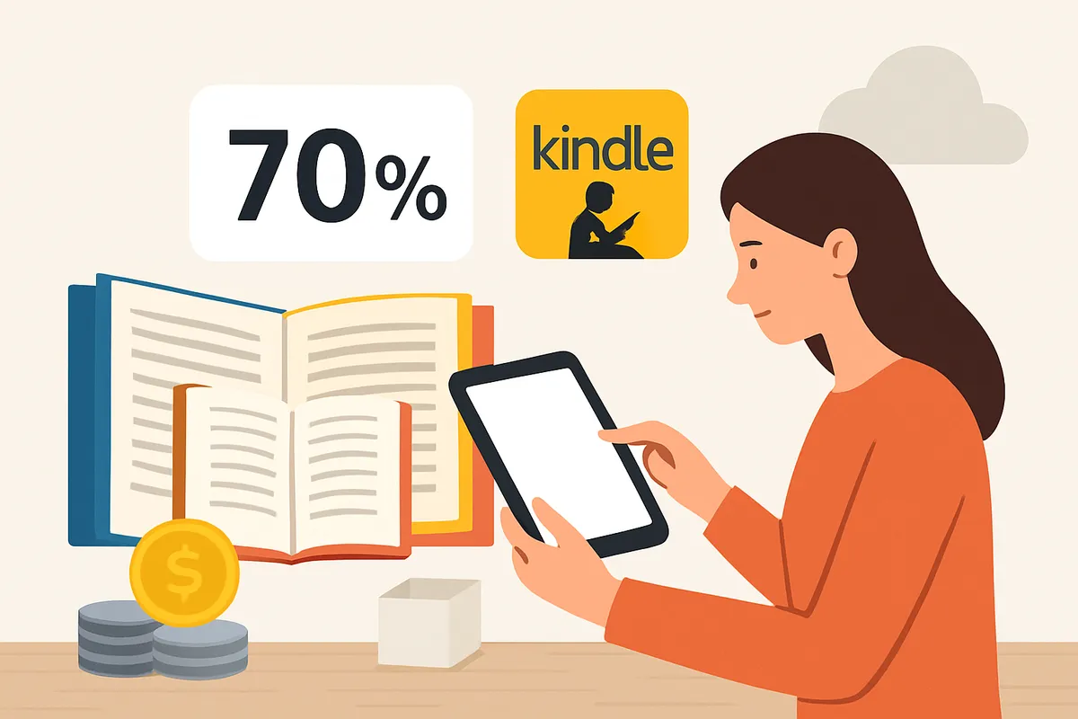 KDP Select メリット デメリット Kindle Unlimited 独占配信 ロイヤリティ70% 35% セルフパブリッシング 電子書籍 Amazon Amazonプライム会員 貸出制度