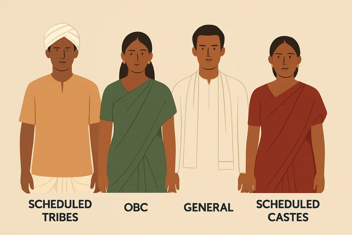 指定部族 ST OBC カースト制度 インド 社会階層 ヴァルナ ジャーティ ダリット 不可触民 scheduled tribes other backward classes 憲法 社会差別 階級分