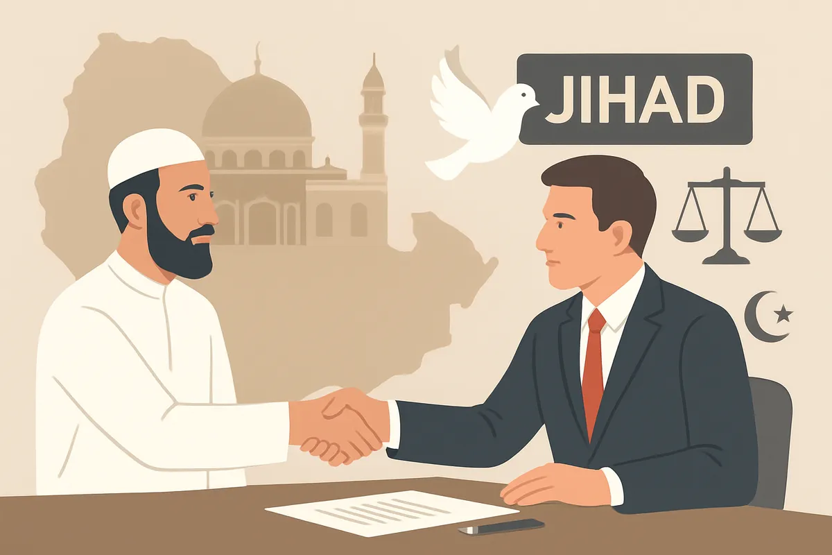 停戦 終結条件 ジハード イスラム戦争 宗教的義務 イスラム法 シャリーア 平和協定 領土 dhimmi 信仰者 聖戦終了