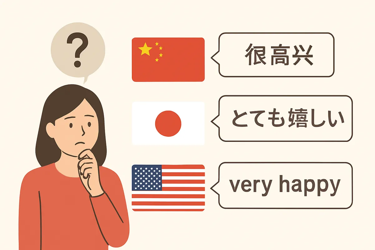 很 hěn 副詞 誤用 中国語 語順 SVO 英語 日本語 程度副詞 文法 言語比較 修飾 誤解