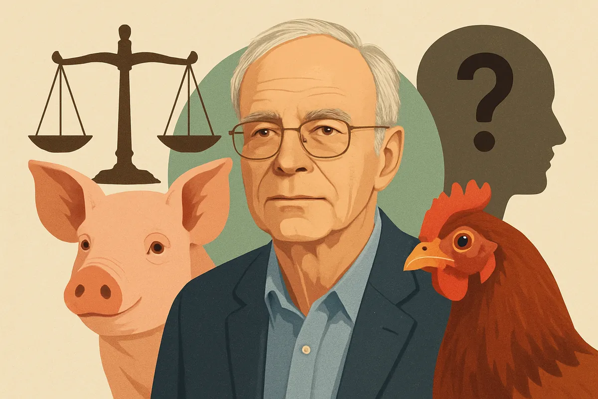 ピーター・シンガー Peter Singer 動物倫理 動物の権利 功利主義 utilitarianism 批判 論争 controversy 動物解放 Animal Liberation 菜食主義 
