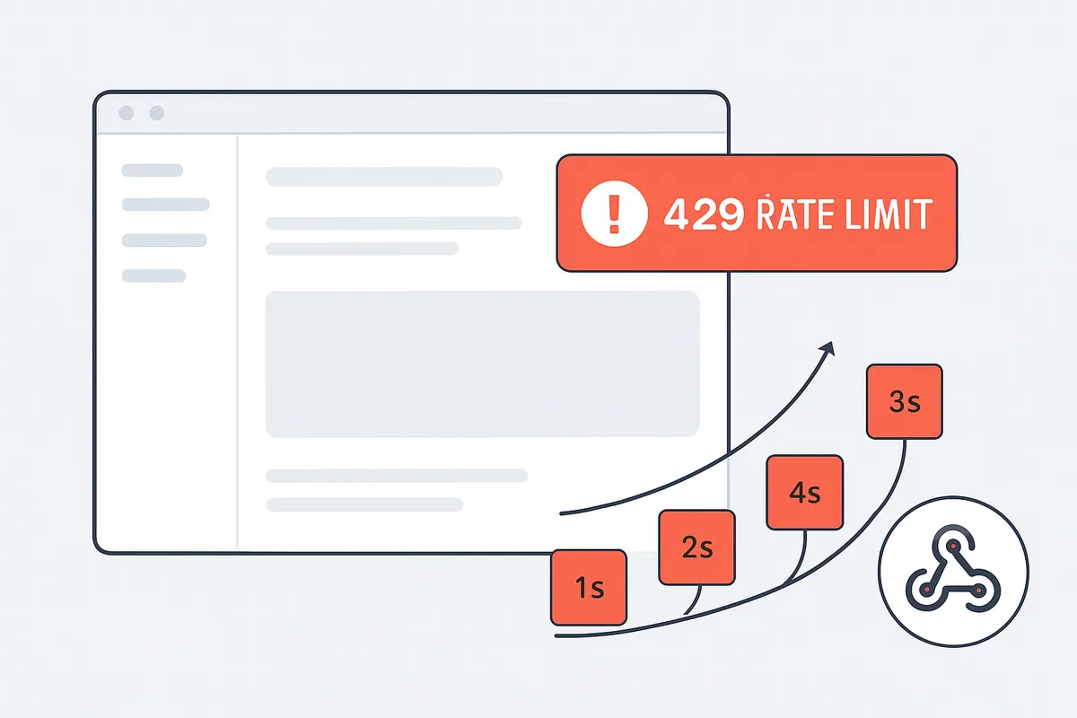 429 rate limit retry design exponential backoff Notion API HTTP status code error handling throttlin